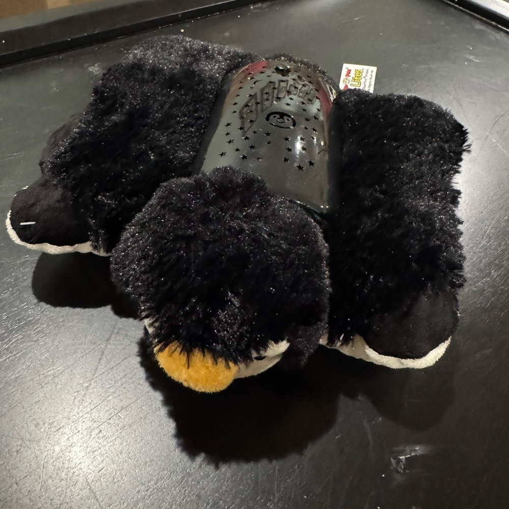 Penguin Pillow Pet Dream Lite Night Light Projector Plush Toy